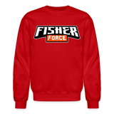 Fisher Force | Bold | 2023 | Adult Crewneck Sweatshirt - red