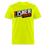 Fisher Force | Orange White | 2023 | Adult T-Shirt - safety green