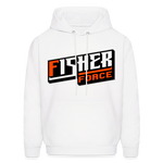 Fisher Force | Orange White | 2023 | Adult Hoodie - white