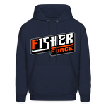 Fisher Force | Orange White | 2023 | Adult Hoodie - navy