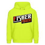 Fisher Force | Orange White | 2023 | Adult Hoodie - safety green