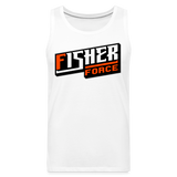 Fisher Force | Orange White | 2023 | Men's Tank - white