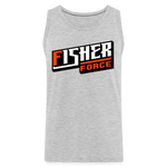 Fisher Force | Orange White | 2023 | Men's Tank - heather gray