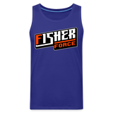 Fisher Force | Orange White | 2023 | Men's Tank - royal blue