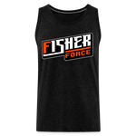 Fisher Force | Orange White | 2023 | Men's Tank - charcoal grey