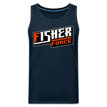 Fisher Force | Orange White | 2023 | Men's Tank - deep navy