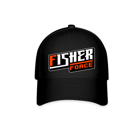 Fisher Force | Orange White | 2023 | Baseball Cap - black