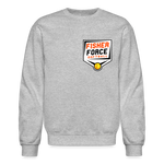 Fisher Force | Softball | 2023 | Adult Crewneck Sweatshirt - heather gray