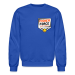 Fisher Force | Softball | 2023 | Adult Crewneck Sweatshirt - royal blue