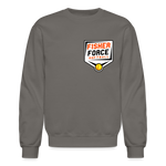 Fisher Force | Softball | 2023 | Adult Crewneck Sweatshirt - asphalt gray