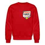 Fisher Force | Softball | 2023 | Adult Crewneck Sweatshirt - red