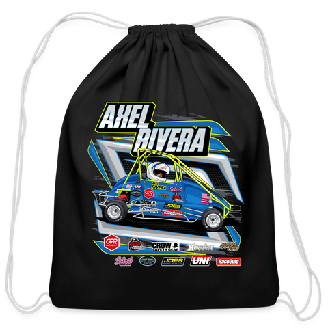 Axel Rivera | 2023 | Cotton Drawstring Bag - black