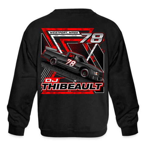 DJ Thibeault | 2023 | Youth Crewneck Sweatshirt - black
