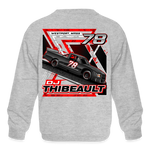 DJ Thibeault | 2023 | Youth Crewneck Sweatshirt - heather gray