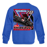 DJ Thibeault | 2023 | Youth Crewneck Sweatshirt - royal blue