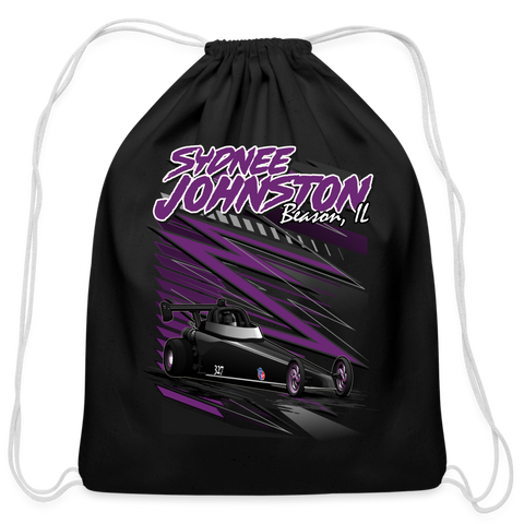 Sydnee Johnston | 2023 | Cotton Drawstring Bag - black