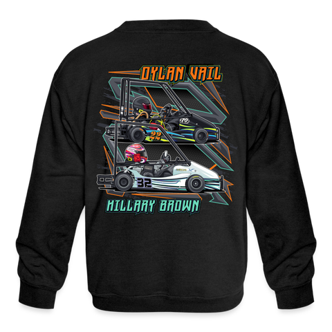 Vail Motorsports | 2023 | Youth Crewneck | Sweatshirt - black