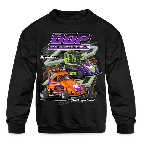 R1QMAA Driver Development Program | 2023 | Youth Crewneck | Sweatshirt - black