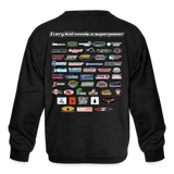 R1QMAA Driver Development Program | 2023 | Youth Crewneck | Sweatshirt - black