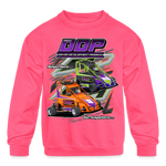 R1QMAA Driver Development Program | 2023 | Youth Crewneck | Sweatshirt - neon pink