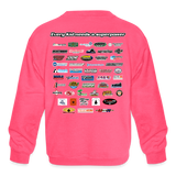 R1QMAA Driver Development Program | 2023 | Youth Crewneck | Sweatshirt - neon pink