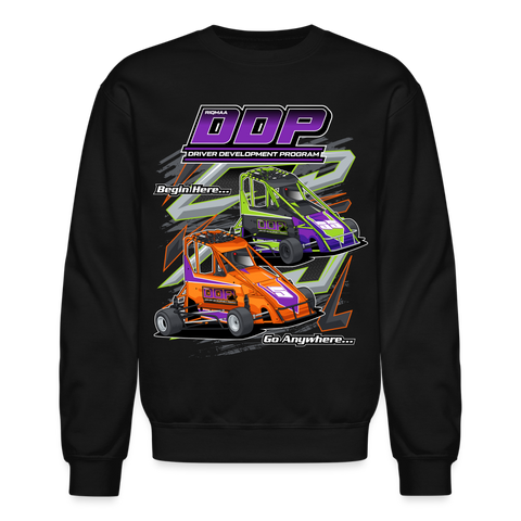 R1QMAA Driver Development Program | 2023 | Adult Crewneck Sweatshirt - black