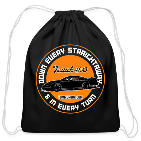 Tim Garrison | Late Model | 2023 | Cotton Drawstring Bag - black