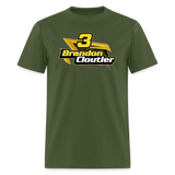 Brandon Cloutier | 2023 | Adult T-Shirt - military green