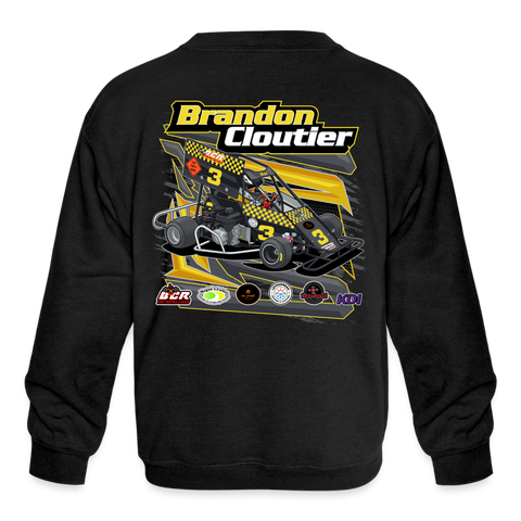 Brandon Cloutier | 2023 | Youth Crewneck | Sweatshirt - black