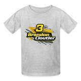 Brandon Cloutier | 2023 | Youth T-Shirt - heather gray