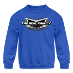 The Beal Family | 2023 | Youth Crewneck | Sweatshirt - royal blue