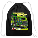 Brayden Horton | 2023 | Cotton Drawstring Bag - black