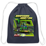 Brayden Horton | 2023 | Cotton Drawstring Bag - navy