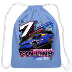 Dakota Collins | 2023 | Cotton Drawstring Bag - carolina blue