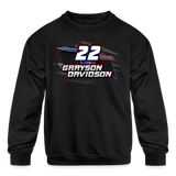 Grayson Davidson | 2023 | Youth Crewneck | Sweatshirt - black