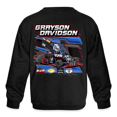 Grayson Davidson | 2023 | Youth Crewneck | Sweatshirt - black