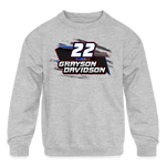 Grayson Davidson | 2023 | Youth Crewneck | Sweatshirt - heather gray