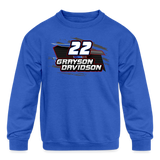 Grayson Davidson | 2023 | Youth Crewneck | Sweatshirt - royal blue