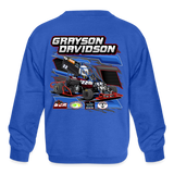 Grayson Davidson | 2023 | Youth Crewneck | Sweatshirt - royal blue