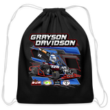 Grayson Davidson | 2023 | Cotton Drawstring Bag - black