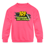 Hudson Beliveau | 2023 | Youth Crewneck | Sweatshirt - neon pink