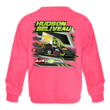 Hudson Beliveau | 2023 | Youth Crewneck | Sweatshirt - neon pink