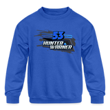 Hunter Warner | 2023 | Youth Crewneck | Sweatshirt - royal blue