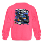 Hunter Warner | 2023 | Youth Crewneck | Sweatshirt - neon pink