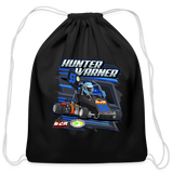 Hunter Warner | 2023 | Cotton Drawstring Bag - black