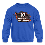 Jaxson Matheson | 2023 | Youth Crewneck | Sweatshirt - royal blue