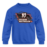 Jaxson Matheson | 2023 | Youth Crewneck | Sweatshirt - royal blue