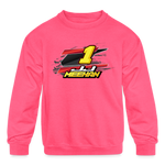 JJ Meehan | 2023 | Youth Crewneck | Sweatshirt - neon pink