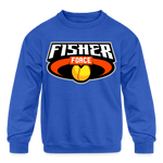 Fisher Force | Golden | 2023 | Youth Crewneck Sweatshirt - royal blue