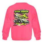 Tatem Johnson | TC | 2023 | Youth Crewneck | Sweatshirt - neon pink